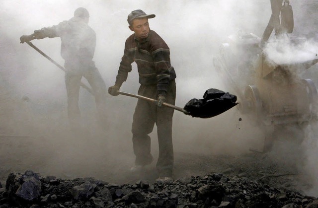 <ppp> und das harte </ppp>Leben der Kohlearbeiter.   | Foto: dpa