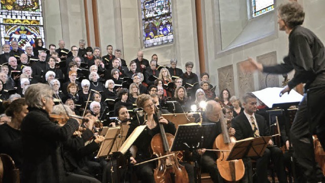 Stimmlich hervorragend, musikalisch au...hrung der Matthus-Passion von Bach.    | Foto: Gerhard Walser