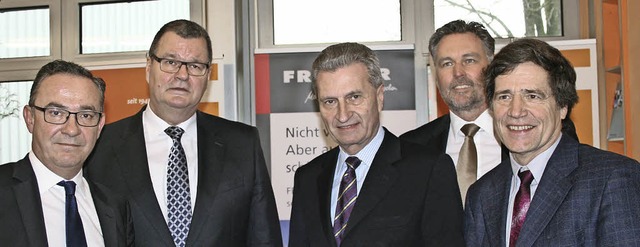 Zu Gast bei Freyler, von links: Marcel... Patrick Daul, und  Eberhard Aldinger.  | Foto: Privat