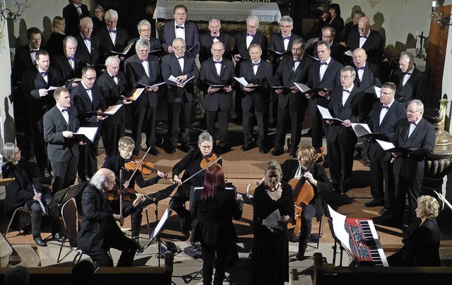 Konzert Mnnergesangverein KndringenM... Heimbach mit Sopranistin Dagmar Wood.  | Foto: Aribert Rssel