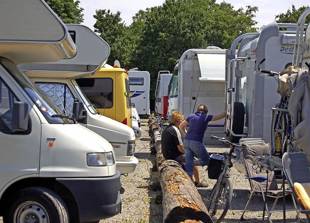 Wohnmobiltourismus boomt. Auf dem Fest...bernachtungen von Wohnmobil-Touristen.  | Foto: Archivfoto: Hildegard Siebold