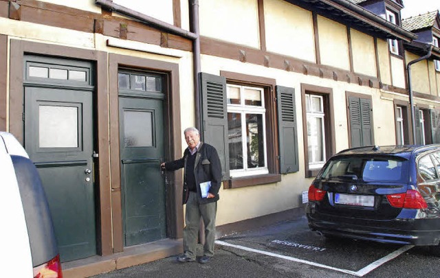 Helmut Moser freut sich auf die neuen ...des Tafelladens im Hof des Gambrinus.   | Foto: Ralf Staub