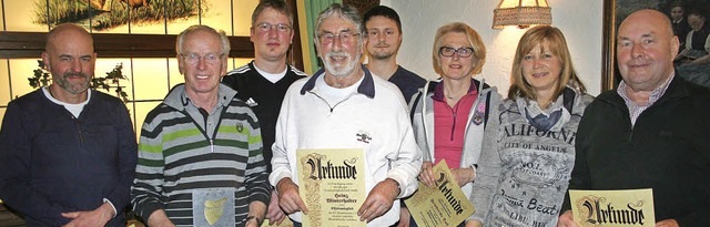 Bei der Hauptversammlung des Sportvere...Doll, Doris Hapke und Heinrich Kramer.  | Foto: Dieter Maurer