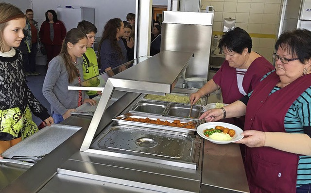 &#8222;Mahlzeit!&#8220;, heit es in der Schnauer Gemeinschaftsschule   | Foto: privat