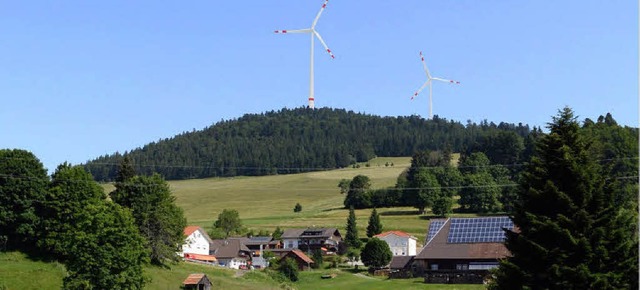 Blick in die Zukunft? Nicht, wenn es n...n gegen den Windpark Rohrenkopf geht.   | Foto: Repro: Lenn3d