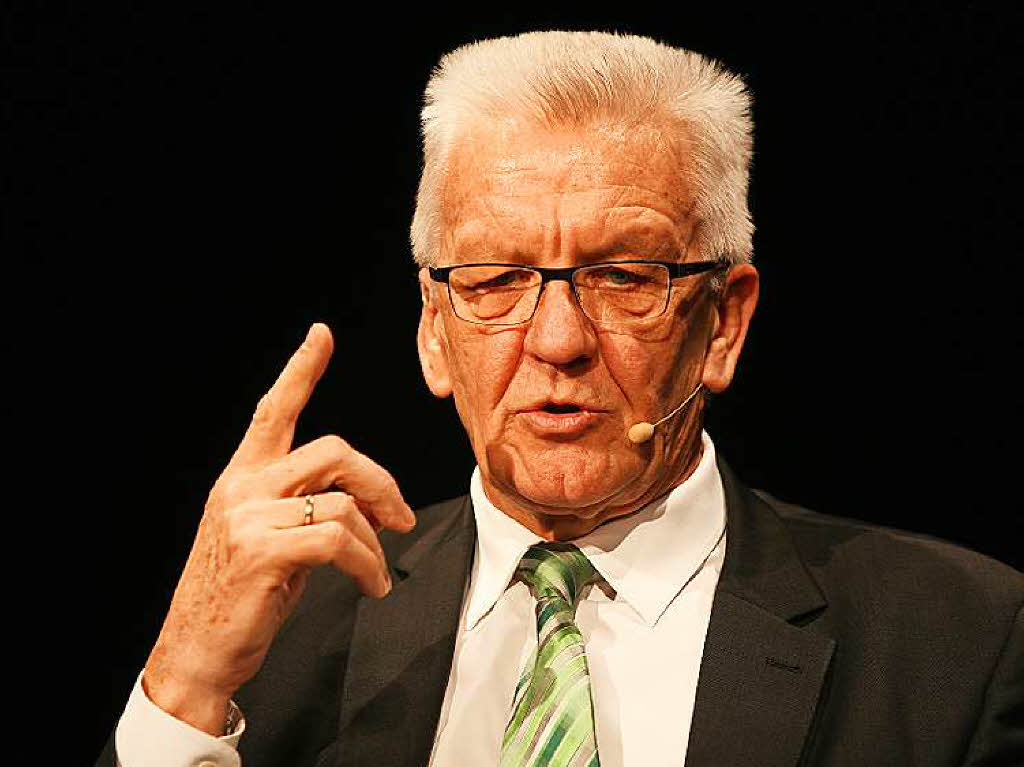 Winfried Kretschmann antwortete auf die Fragen der BZ-Redakteure Stefan Hupka und Thomas Fricker. Auerdem konnten Gste Fragen an den Ministerprsidenten stellen.