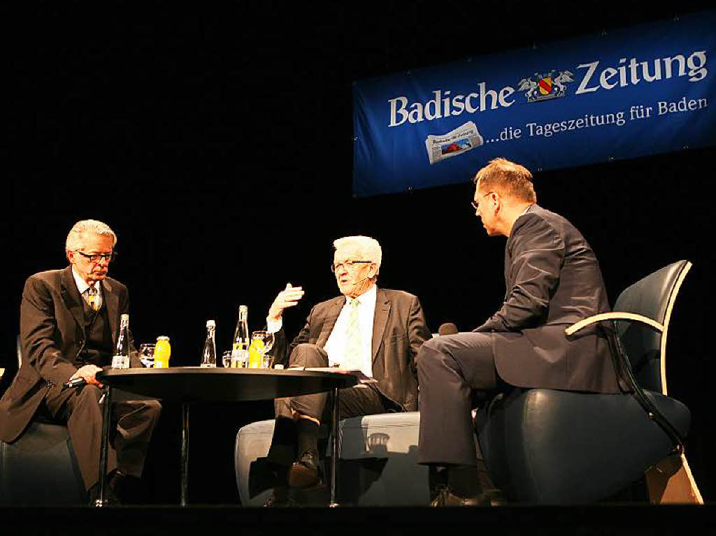 Winfried Kretschmann antwortete auf die Fragen der BZ-Redakteure Stefan Hupka und Thomas Fricker. Auerdem konnten Gste Fragen an den Ministerprsidenten stellen.