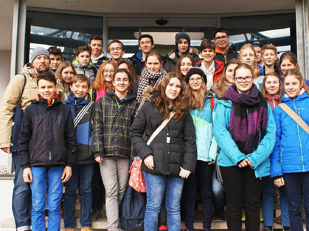Klasse 8b des Oberrheingymnasium Weil am Rhein.