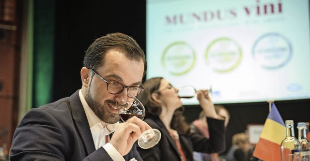 Ahmet Yildirim, einer von 160 Juroren ...n Weinpreis &#8222;Mundus Vini&#8220;.  | Foto: Ralf Ziegler/ Ad Lumina