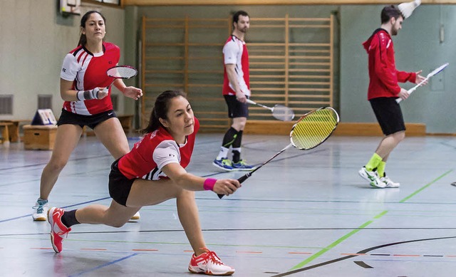 Badminton von der Pike auf gelernt: So...chneider (links) und Sandra Schneider   | Foto: Grant Hubbs