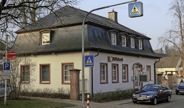 Die Filiale der Volksbank Dreilnderec...rae in Schliengen wird modernisiert.   | Foto: Archivfoto: Michael Behrendt