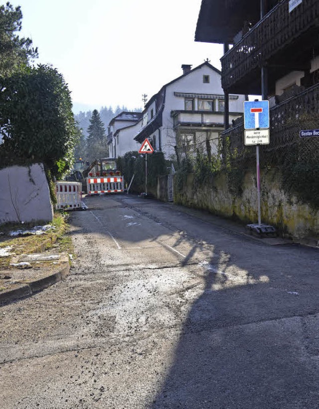 Einige Projekte der Waldkircher Strae...Strae bei den Sportanlagen (rechts).   | Foto: Nikolaus Bayer