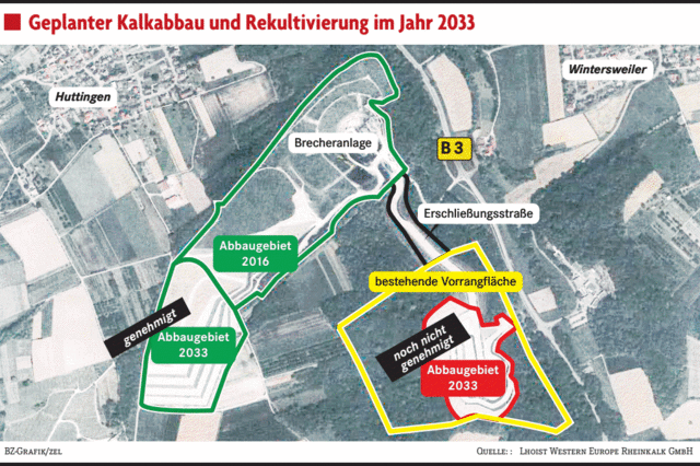 Wohlwollendes Ja zum Kalkabbauantrag