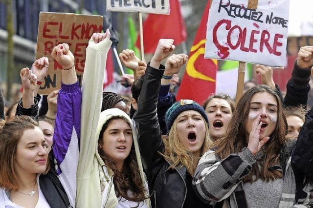 Proteste gegen Reformen in Frankreich