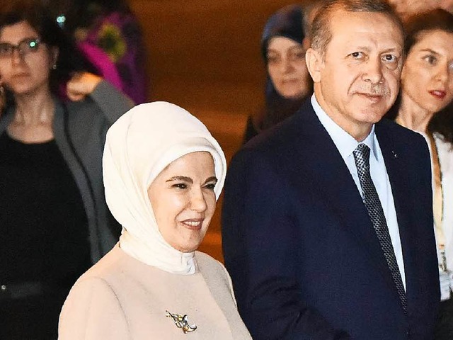 Emine und Recep Tayyip Erdogan  | Foto: AFP