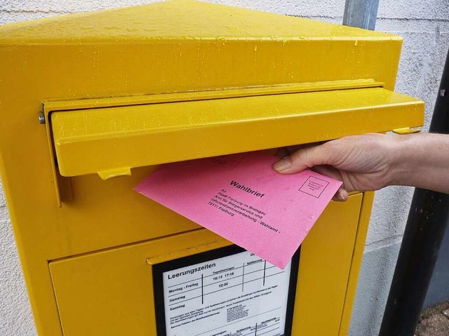 Abstimmen per Briefwahl liegt im Trend...Landtagswahl vielerorts mehr denn je.   | Foto: Archivfoto: Sattelberger