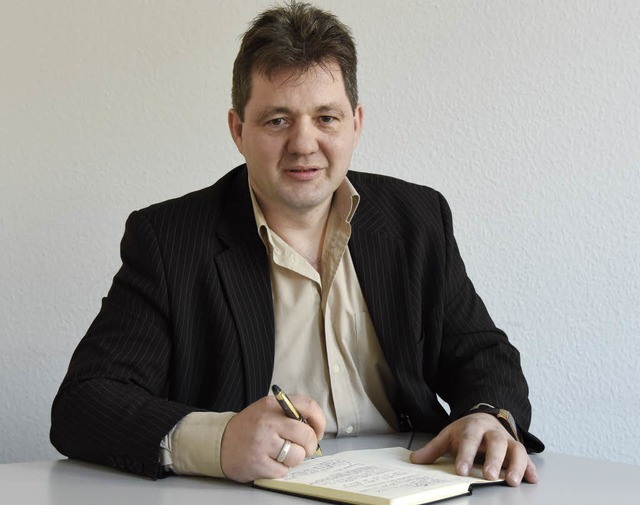 Gerd Kroner will Brgermeister in Kenzingen werden.  | Foto: Gollrad