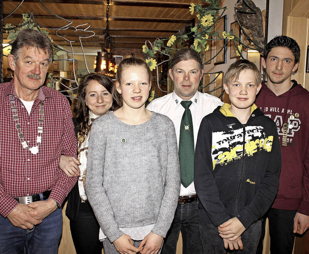 Zielsichere Jungschützen in Endenburg Steinen Badische Zeitung