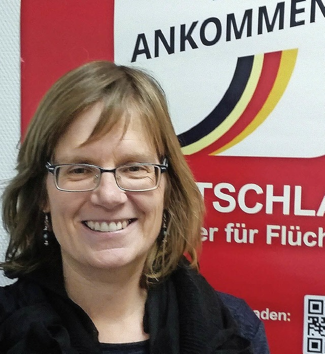 Doris Leimeier ist seit dem 1. Februar...uung der Flchtlinge in Wehr zustndig  | Foto: Verena Pichler 