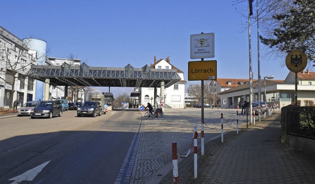 Im Bereich Zoll in Lrrach-Stetten/Rie...s Gebiet stdtebaulich neu gestaltet.   | Foto: Nikolaus Trenz
