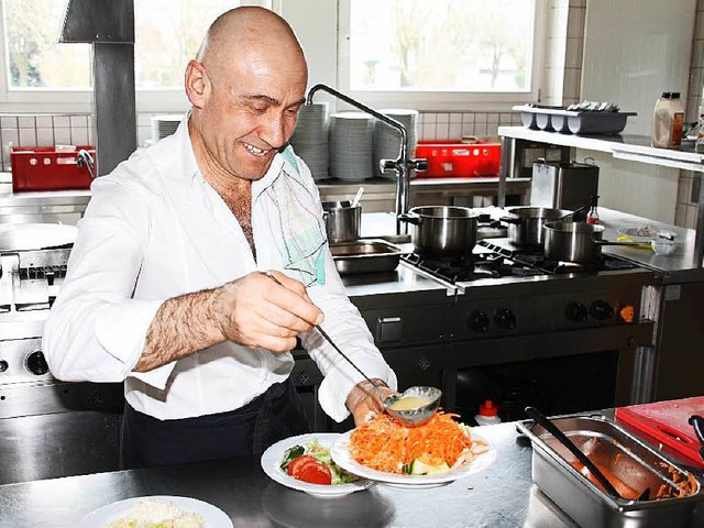 Bei Orhan Kizil im Kurhaus-Restaurant ...Gerichte fr Lebensmittel-Allergiker.   | Foto: Andreas Peikert