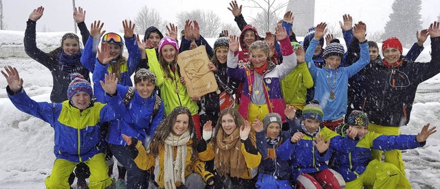 <BZ-FotoAnlauf>Johanniter-Realschule:<...er die Erfolge beim Kreisjugendskitag   | Foto: Schreck