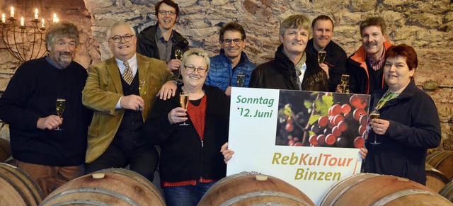 Freuen sich auf die neunte Rebkultour:...Hanke (Gastronomin/von links im Bild).  | Foto: Markus Maier