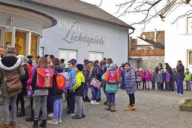 Das Klassenzimmer mit dem Kinosaal getauscht