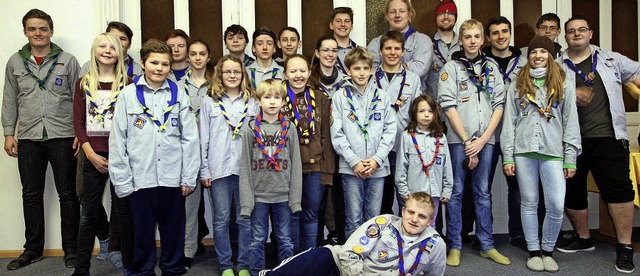 Jedes Jahr sind Schopfheims Pfadfinder...tte in St. Blasien. Alle hatten Spa.  | Foto: ZVG