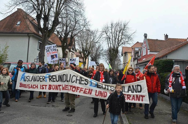 Demonstration gegen Frauke Petry und die AfD in Breisach  | Foto: Gerold Zink