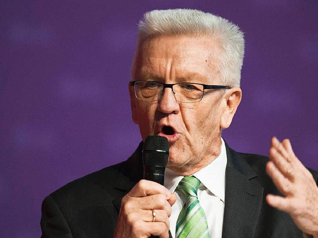 Winfried Kretschmann, Wahlsieger  | Foto: AFP