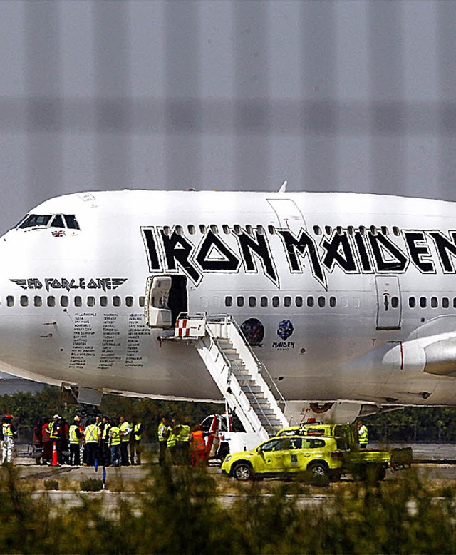 Iron-Maiden-Jet   | Foto: dpa