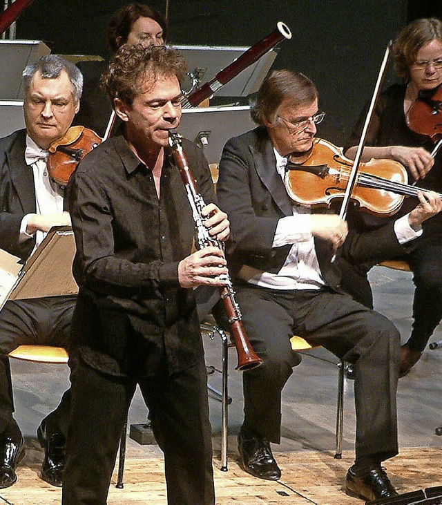 Der Klarinettist Fabio di Casola und die Sdwestdeutsche Philharmonie Konstanz   | Foto: Frey