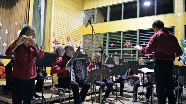 Das Jubilumskonzert des Akkordeon-Orc...chried war ein Hhepunkt im Jahr 2015.  | Foto: Hasswani