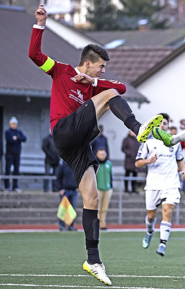 Niklas Lais traf als einziger Wiesentler ins richtige Tor.   | Foto: Hubbs