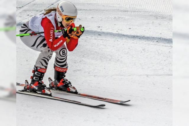 Rasanter Endspurt auf der Piste