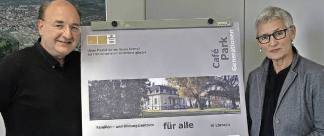 Das Familienzentrum will die Villa Aic...und Vorstandsmitglied Christian Mauch   | Foto: Nikolaus Trenz