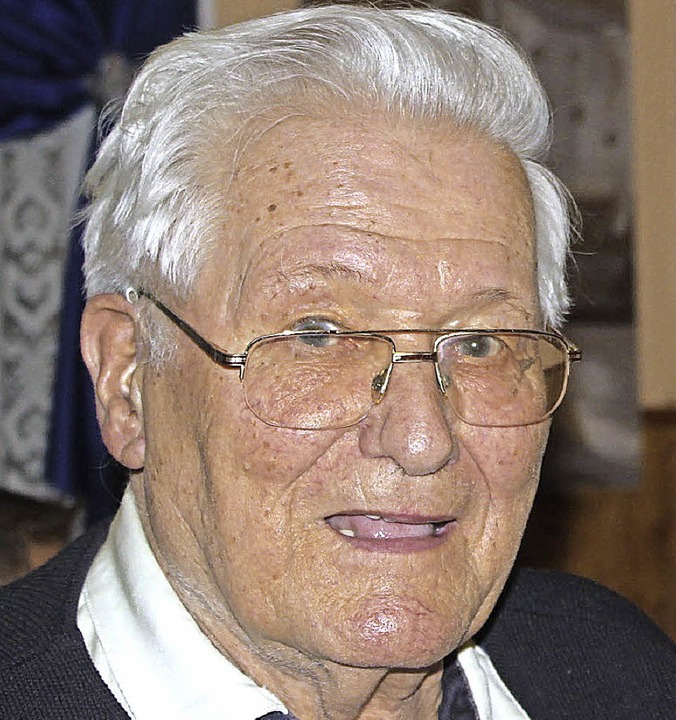 Gerhard Peghini ist seit 70 Jahren SVE-Mitglied.  | Foto: Gert Brichta