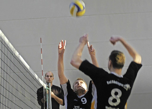 Das erste Herrenteam der Volleyballer ...d Sckingen spielt in der Landesliga.   | Foto: Archivfoto: Matthias Kaufhold