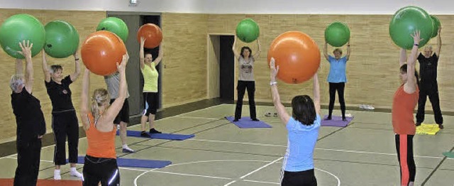 Im angenehmen Ambiente der neuen Halle... TSV Rmmingen jetzt noch mehr Spa.    | Foto: Horst Donner