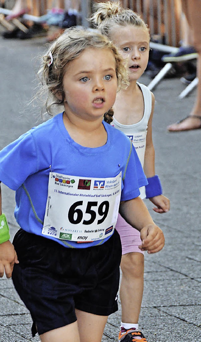 Beim Altstadtlauf zeigen auch Kinder, was sie knnen.   | Foto: Kremp