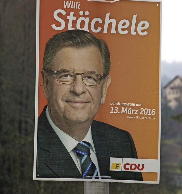 Willi Stchele schaffte es erneut, wenn auch knapp, in den Landtag.   | Foto: rderer