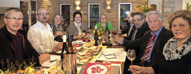 Die Geschftsfhrer der Winzergenossen...anstaltete Wein-Testival am 19. Mrz.   | Foto: Helmut Rothermel