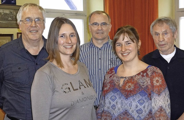 Die Solisten und Mitwirkenden beim Sen...h, Stefanie Welte und Hansjrg Ebner   | Foto: Klaus Brust