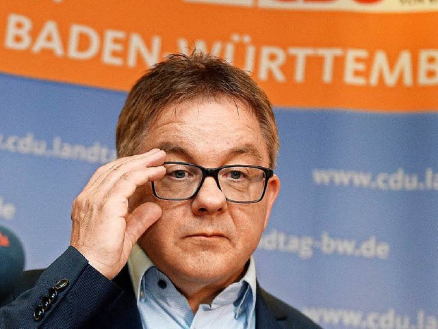 Einer der Verlierer der Landtagswahl: Guido Wolf  | Foto: dpa