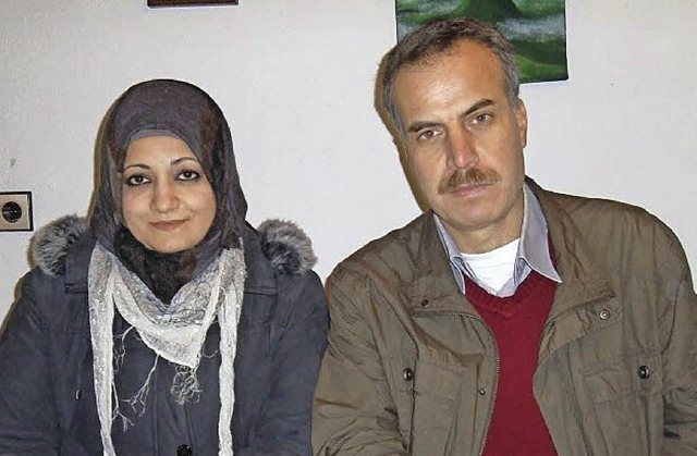 Das Ehepaar  Albatal erzhlte von seiner Flucht aus dem Nordwesten von Syrien  | Foto: Mediathek 