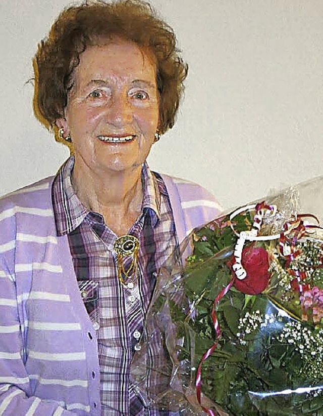 Lotte Senn hat 71 Jahre in der Kantorei gesungen.   | Foto: ZVG