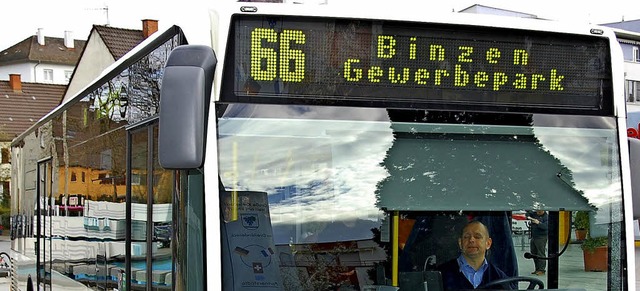 Der 66er-Bus fhrt zwlfmal am Tag nac...pendler sind dennoch nicht zufrieden.   | Foto: Lauber