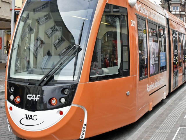 In Freiburg ist es wieder zu einem Straenbahn-Unfall gekommen.  | Foto: Michael Bamberger