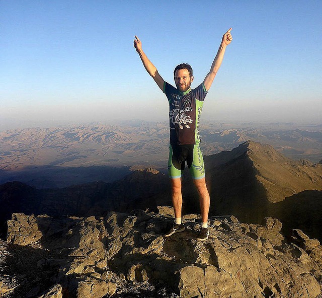 Sven Kopf auf dem Damavand, dem hchsten Berg des Iran   | Foto: privat